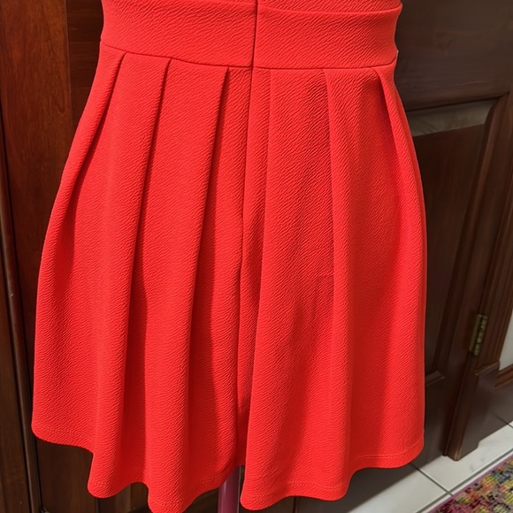 Just me Dress mini skater style Halter dress sleeveless Orange NWOT Sz S - Picture 13 of 14